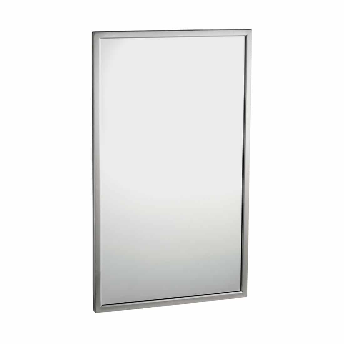 Bobrick Glass Mirror with Stainless Frame B-290 - Partition Plus